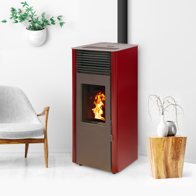 Poêle à granulés Etanche Connecté EMAFLAM REVA 9 kW